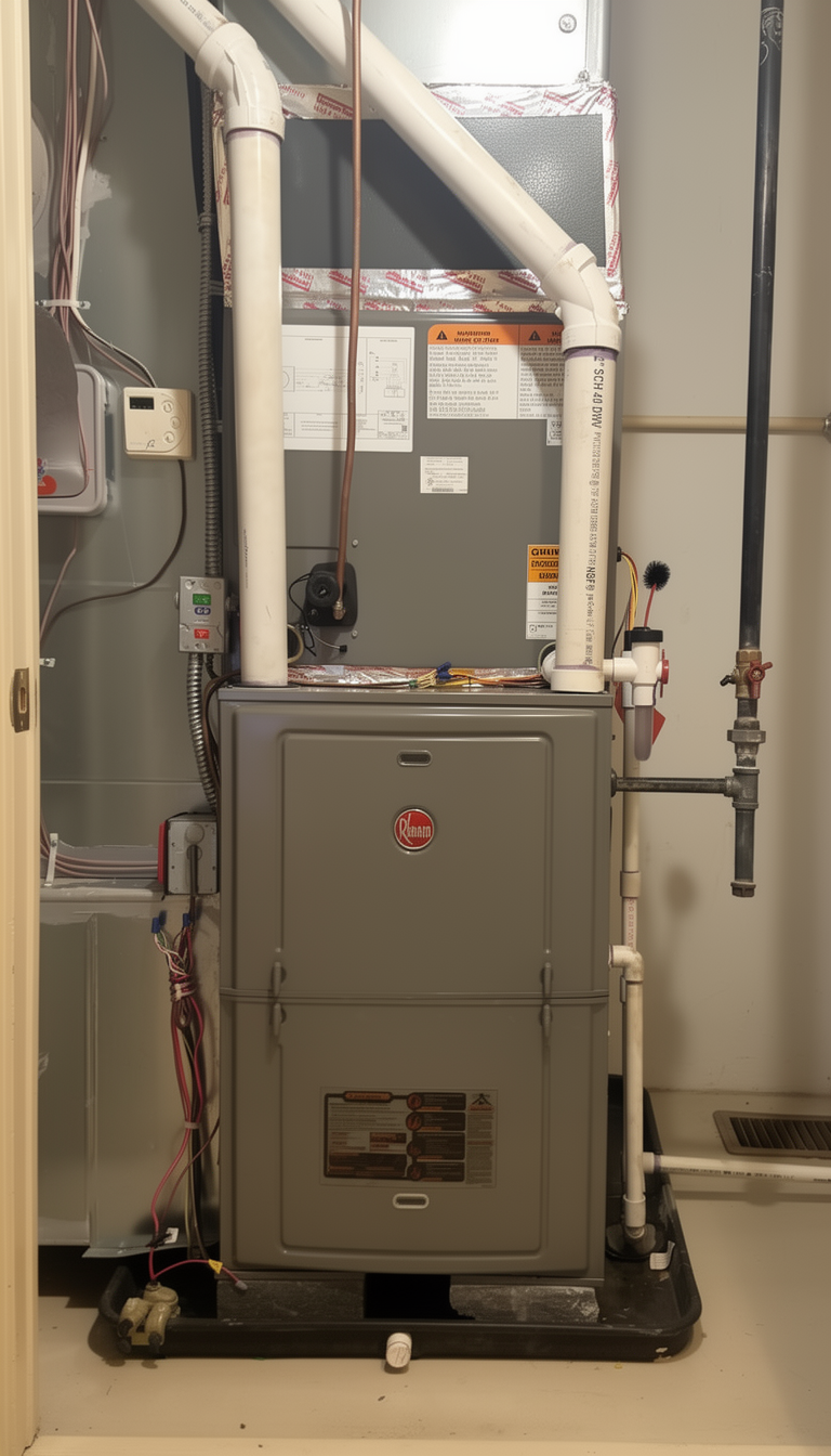 New Goodman furnace installed by Atlantic in a North Jersey home